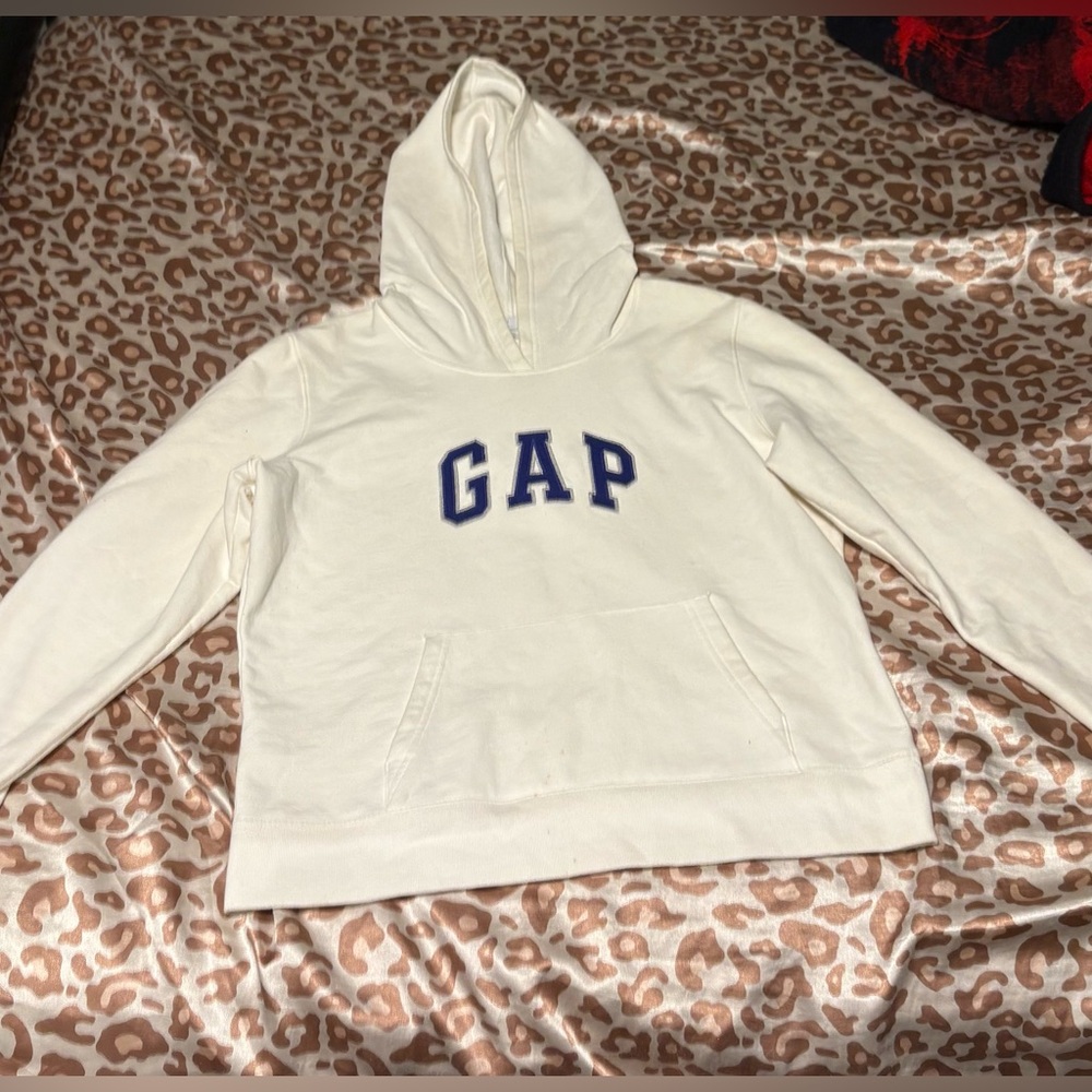 GAP White Hoodie Size L Women's